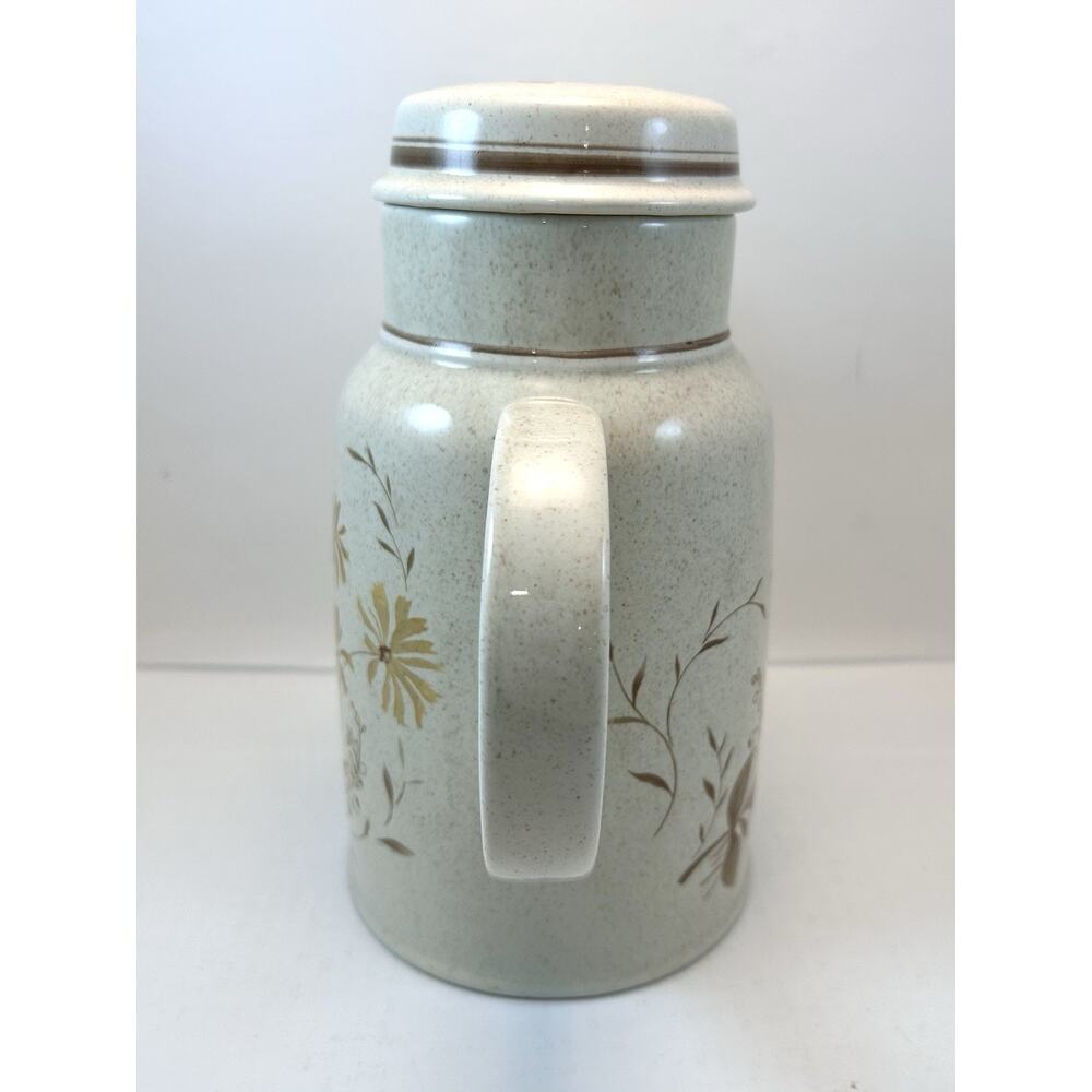 Royal Doulton Lambethware Sandsprite Coffee Pot & Lid LS 1013 Tea England MINT - Picture 2 of 8